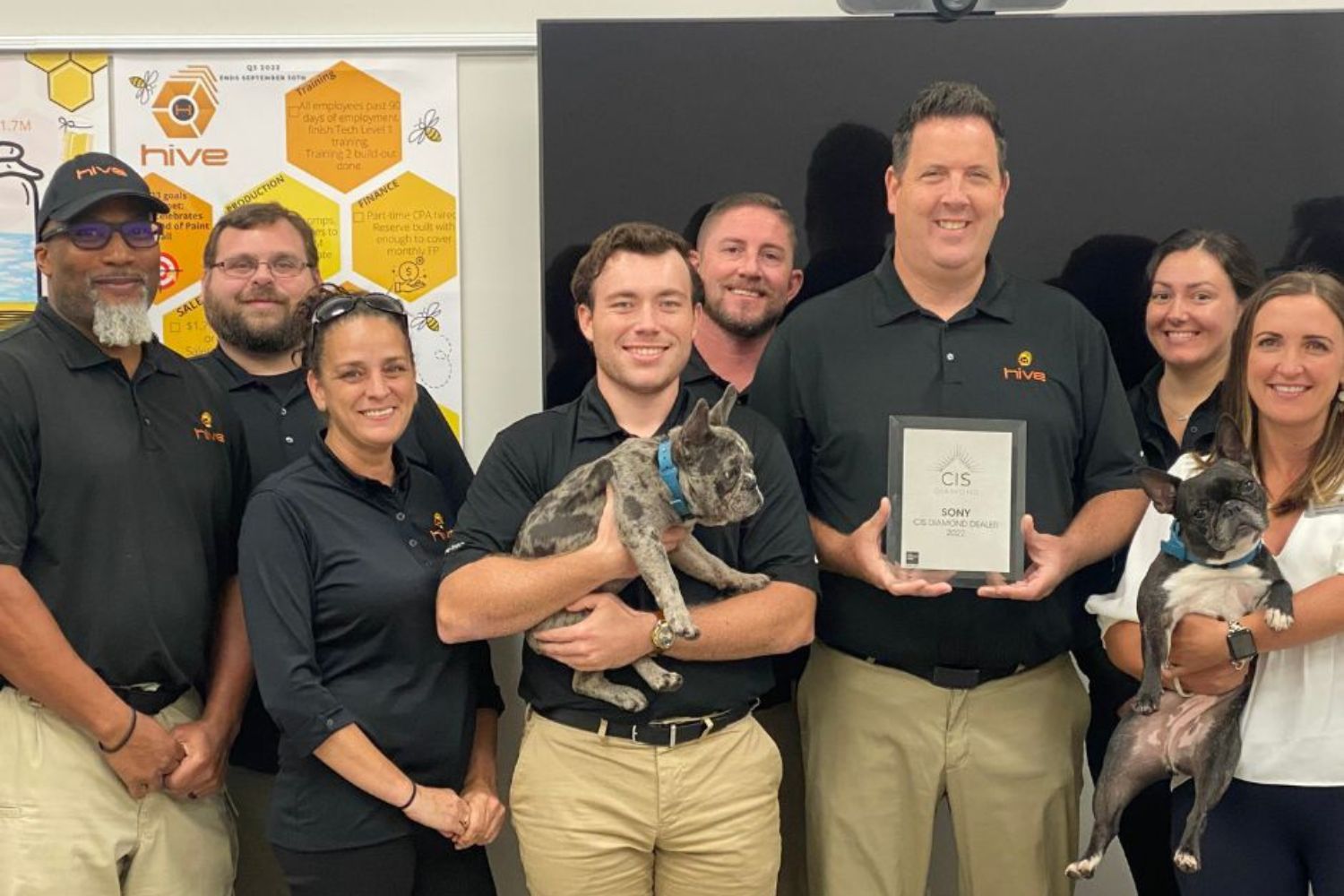 hive group photo